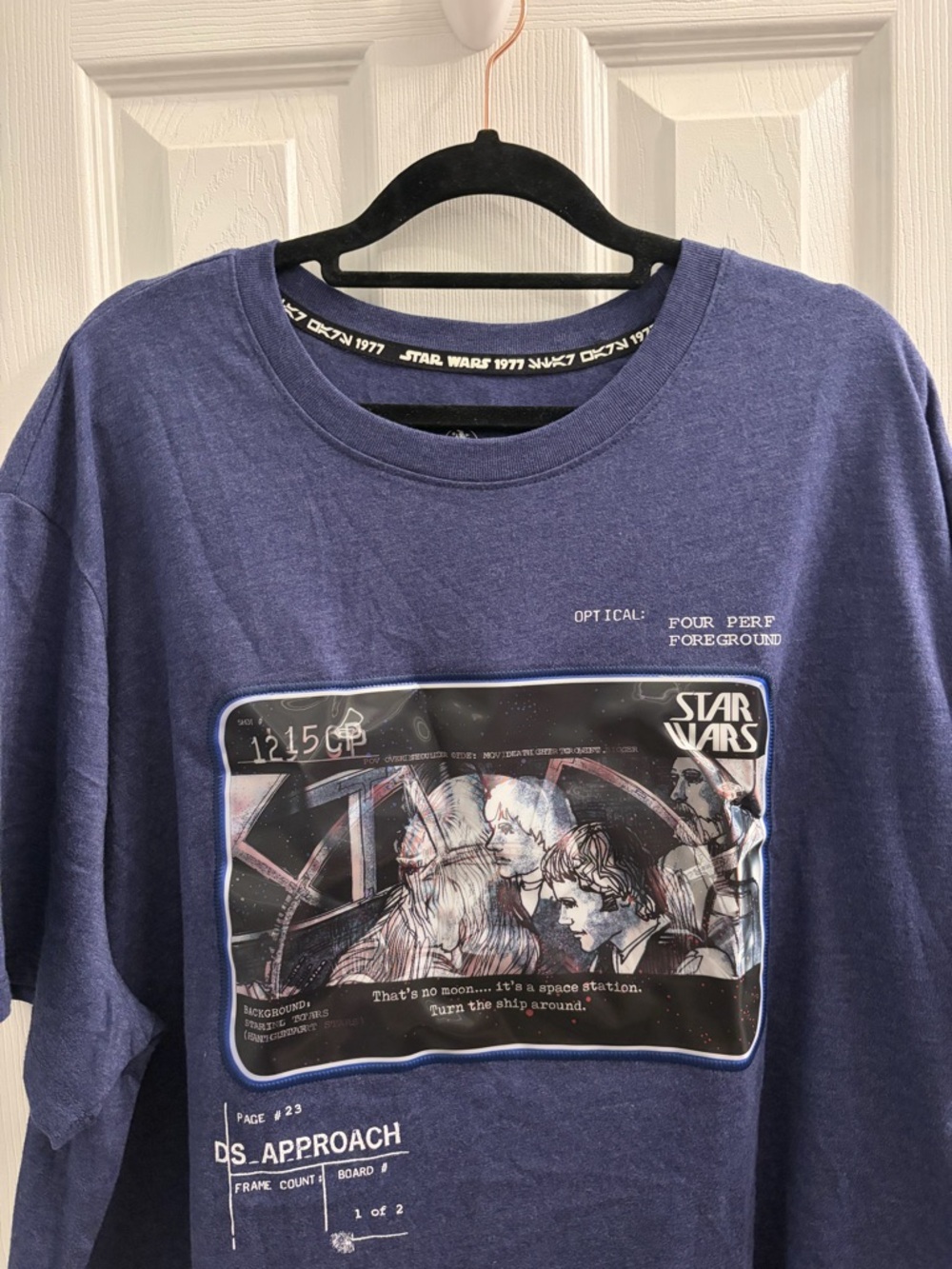 DISNEY STAR WARS Concept Artwork That's No Moon T-Shirt - Picture 4 of 12